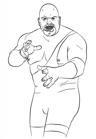 Wwe The Big Show Coloring Page